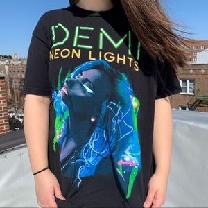 Demi Lovato Neon Lights Tour T-Shirt